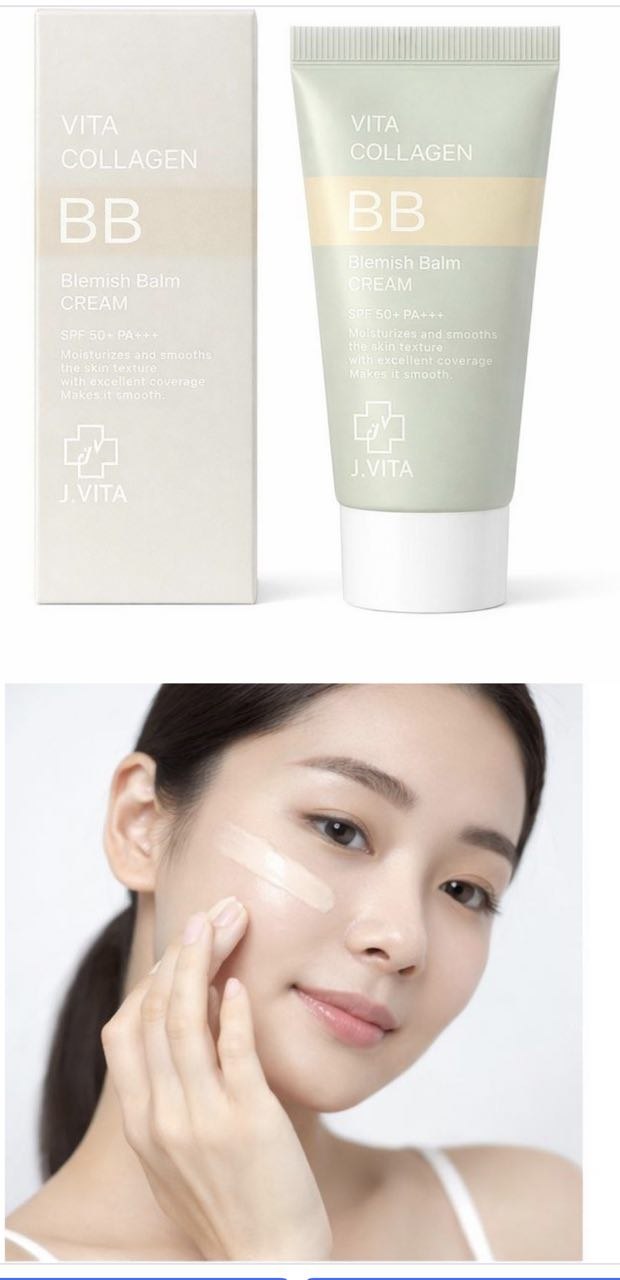 Vita Collagen BB Cream SPF50+ PA+++ 50g ✨💄