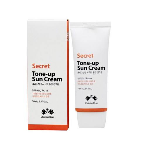 BTM Christian Dean Secret Tone-Up Sun Cream SPF50 70ml ✨🌞