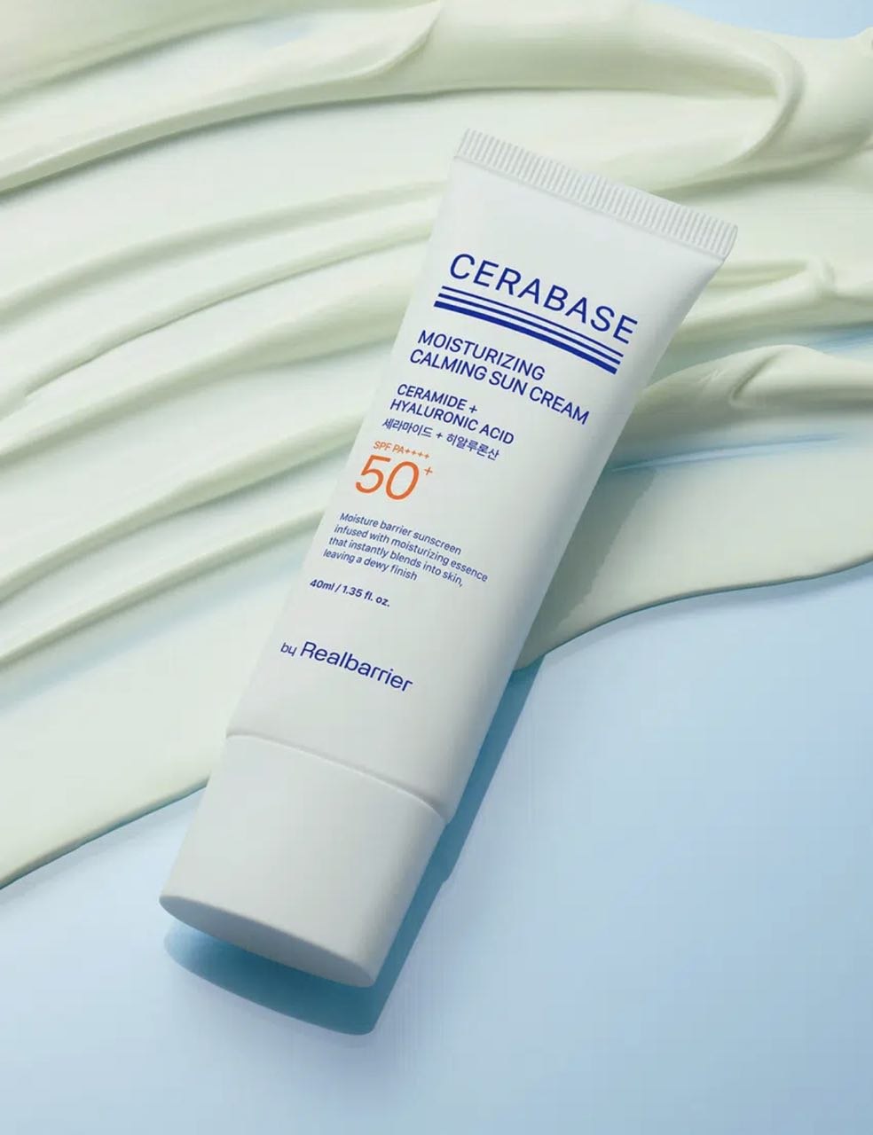 đż Sezgir teri uchun tinchlantiruvchi himoya!\\
\\
âď¸ By Real Barrier Cera Base Moisturizing Calming Sun Cream (40 ml)